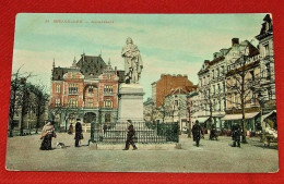 BRUXELLES - Place Anneessens ( Carte Publicitaire) - Marktpleinen, Pleinen