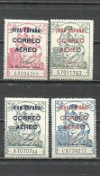 5590- MNH** SERIE COMPLETA ESPAÑA 1937 ,YVERT 75,00€. LOCALES BURGOS AEREOS  Nº162,162A,162B,163.OTROS CATALOGOS 125,00€ - Ongebruikt