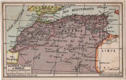 Algérie Tunisie Et Maroc - & Map - Eletric Supplies And Equipment