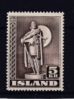 Iceland/Island 1939-45 Statue Perf 14 MNH 15384 - Neufs