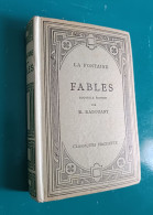 LA FONTAINE Fables - Classiques Hachette En 1959 - Franse Schrijvers