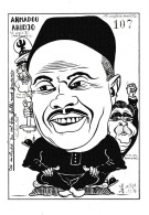 CPM CAMEROUN Caricature Satirique Ahmadou AHIDJO Le Louis XI Camerounais Tirage Limité Illustrateur LARDIE - Lardie