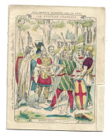 Cahier Entier Le Drapeau Français Enseigne Gauloise Librairie Veuve Brosset Moulins Vers 1900 - Book Covers
