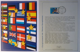 EUROPE / DRAPEAUX - ELARGISSEMENT UNION EUROPENNE - Document Philatélique Avec Timbre Et Cachet 1er Jour - Sonstige & Ohne Zuordnung
