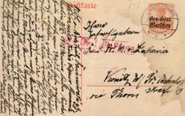 GERMAN OCCUPATION 1917  POSTCARD MiNr P 5  SENT FROM WŁOCŁAWEK - Lettres & Documents