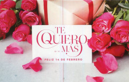 Lote PEP1525, Cuba, Entero Postal, Stationery, San Valentin, 2-10, I Love You More, Flower - Maximum Cards