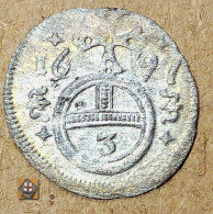 Bohemia Silesia 1697 - 3 Silver Pfennig (Leopold I) /VF - Czech Republic