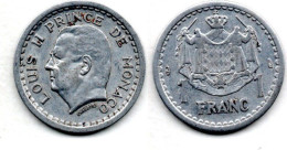 MA 24275 / Monaco 1 Franc 1943 TTB - 1960-2001 Francos Nuevos