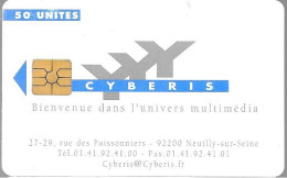 CARTE PUCE-WEB-Gem2-CYB5-CYBERIS-V°Blanc-TBE -  Kaarten Voor Militair Gebruik