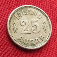 Iceland  25 Aurar 1933  Islande Islandia  Islanda - Island