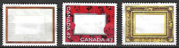 2000 Canada Cuadrosl 3v. Todos De 47 C. - Used Stamps