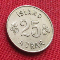 Iceland  25 Aurar 1965  Islandia Islande Island Ijsland W ºº - Island