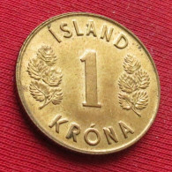 Iceland  1 Krona 1975  Islandia Islande Island Ijsland W ºº - IJsland