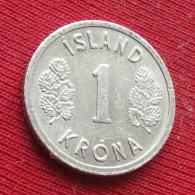 Iceland  1 Krona 1980  Islandia Islande Island Ijsland W ºº - Islandia