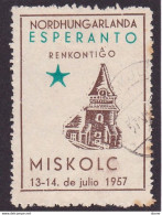 Vignette Nordhungarlanda Esperanto Renkontigo - Miskolc - 1957 - Esperanto