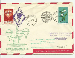 Poland 1963 - Balloon Post - Ballons