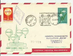 Poland 1963 - Balloon Post - Ballons