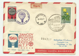 Poland 1964 - Balloon Post - Ballons