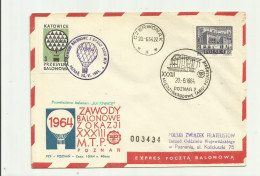 Poland 1964 - Balloon Post - Palloni