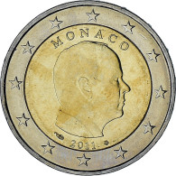 Monaco, Albert II, 2 Euro, 2011, Paris, SUP, Bimétallique, KM:195 - Monaco