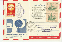 Poland 1963 - Balloon Post - Palloni