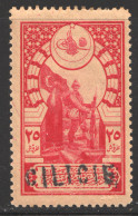 Timbre Turc  Surchargé CILICIE  Grandes Lettres   Yv  18 * - Unused Stamps