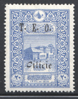 Timbre Turc  Surchargé  T.E.O.  CILICIE  Cursives   Yv 69 * - Nuovi