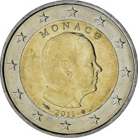 Monaco, Albert II, 2 Euro, 2011, Paris, SUP, Bimétallique, KM:195 - Monaco