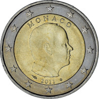 Monaco, Albert II, 2 Euro, 2011, Paris, SPL, Bimétallique, KM:195 - Monaco