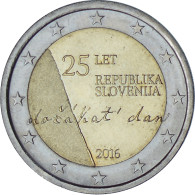 Slovénie, 2 Euro, 2016, SPL, Bimétallique - Slovenia