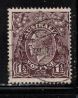 AUSTRALIA Scott # 63 Used HR - KGV Head - Used Stamps
