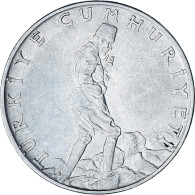 Monnaie, Turquie, 2-1/2 Lira, 1960, TTB, Acier Inoxydable, KM:893.1 - Turquie