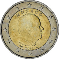 Monaco, Albert II, 2 Euro, 2011, Paris, TTB, Bimétallique, KM:195 - Monaco