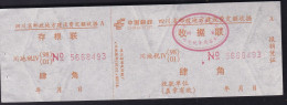 CHINA CHINE CINA  SICHUAN  ADDED CHARGE LABEL (ACL) 0.40 YUAN - Sonstige & Ohne Zuordnung