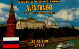 CARTE QSL...GRUPPO RADIO ITALIA   ALFA TANGO   1996 - Radio