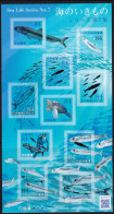(ja1725) Japan 2023 Sea Life No.7 Fish Turtle Diver MNH - Nuovi