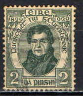 IRLANDA - 1929 - CENTENARIO DELLA LIBERTA' DI CULTO CATTOLICO - EFFIGIE DI DANIEL O'CONNEL - POLITICO - USATO - Used Stamps