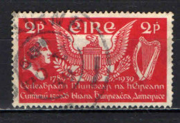 IRLANDA - 1939 - 150° ANNIVERSARIO DELLA COSTITUZIONE DEGLI STATI UNITI - USATO - Gebraucht