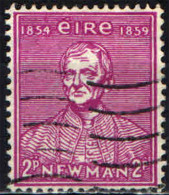 IRLANDA - 1954 - CENTENARIO DELL'UNIVERSITA' CATTOLICA IRLANDESE - EFFIGIE DEL CARDINALE J. HENRY NEWMAN - USATO - Used Stamps