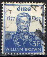 IRLANDA - 1957 - CENTENARIO DELLA MORTE DELL'AMMIRAGLIO ARGENTINO WILLIAM BROWN - USATO - Usados