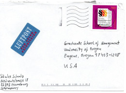 69464 - Bund - 1996 - 300Pfg BGB EF A Bf HAMBURG -> Eugene, OR (USA) - Storia Postale