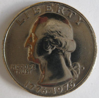 Quarter Dollar 1776 1976 D Bicentennial , Erreur Error , Fautée . UNC , Tres Rare - 1932-1998: Washington