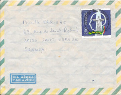 1974 - Sur Lettre VIA AEREA - Storia Postale