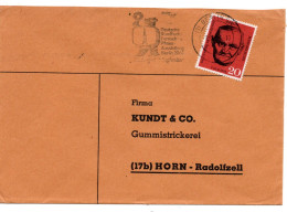 69472 - Berlin - 1961 - 20Pfg Boeckler EF A Bf BERLIN - ... -> Horn - Storia Postale