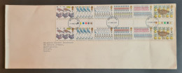 UK 1977 Christmas Long FDC - 1971-1980 Decimal Issues