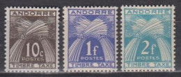 Andorra, Franz.  P 32-34 , Xx  (F 1787) - Ungebraucht