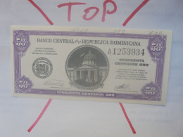 DOMINIQUE 50 Centavos ND (1961) Neuf (B.30) - Dominicaanse Republiek