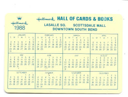 Lasalle Square Downtown South Bend Calendar 1988 Hallmark Calendrier Kalender Htje - Small : 1981-90