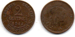 MA 24526 / 2 Centimes 1914 TTB - 2 Centimes