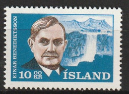 ISLANDE - N°352 ** (1965) Poète - Ungebraucht